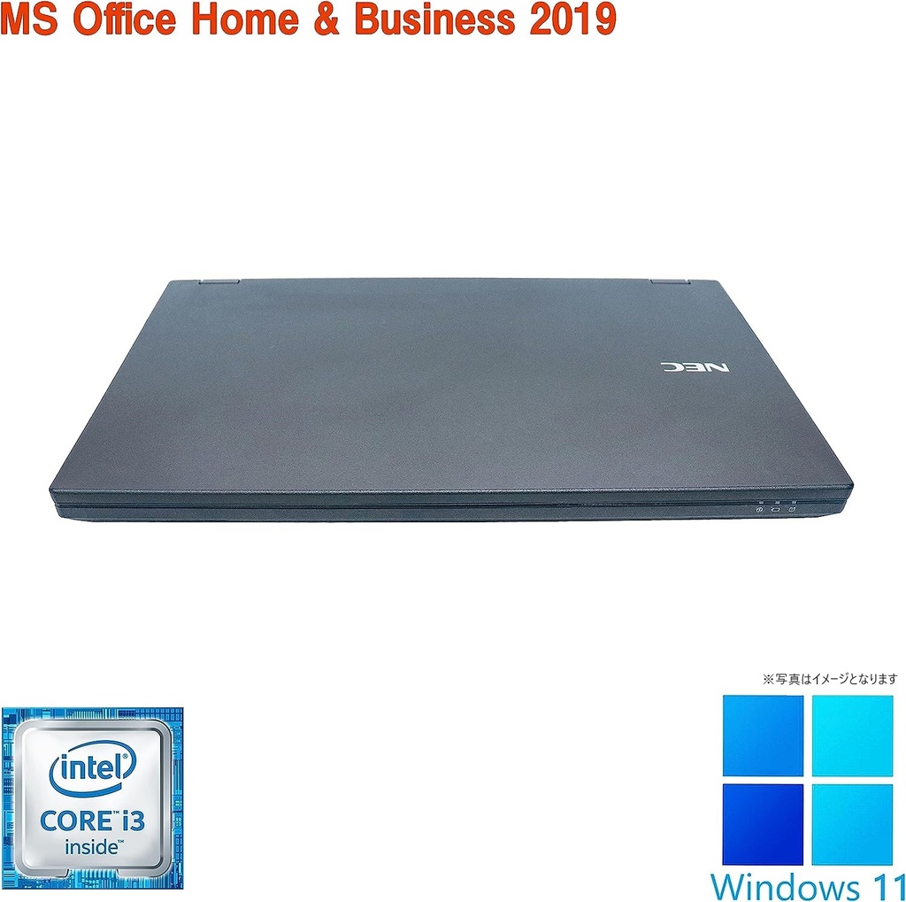 NEC 中古ノートPC VK23/15.6型/Win 11 Pro/MS Office H&B 2019/Core i3